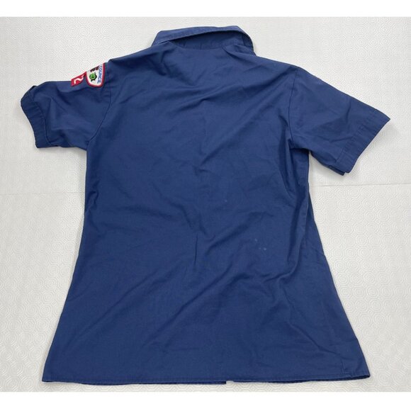 Vintage Boy Scouts America Blue Troop Shirt Boys Youth XL - Picture 9 of 9